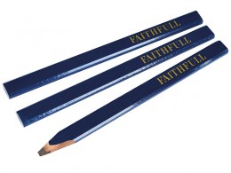 Faithfull Carpenters Pencils (3) Blue - Soft £2.19